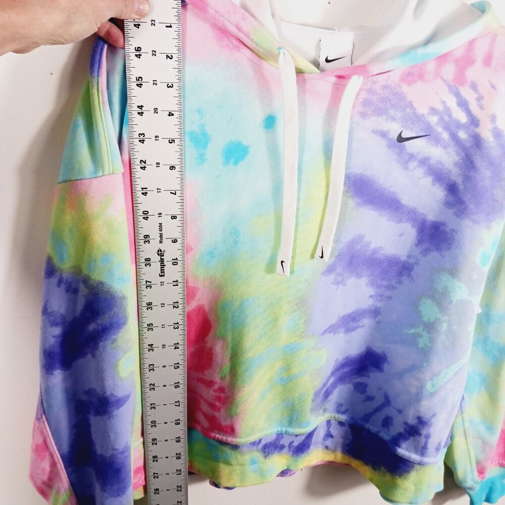Nike Tie-Dye Pastel Hoodie in Pink, Blue, Green, Purple - Picture 13 of 16